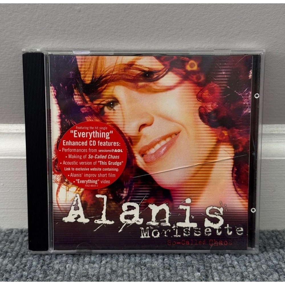 Alanis Morissette: So-Called Chaos CD 2004 Enhanced Everything Hype Sticker Rock